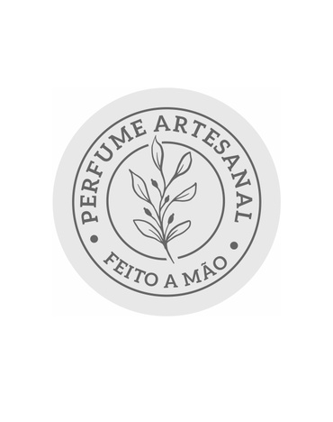 Etiqueta Metalizada Perfume Artesanal Prata