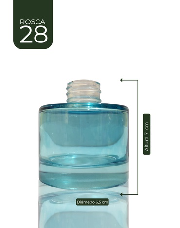 Vidro Picolo Azul 80 ml